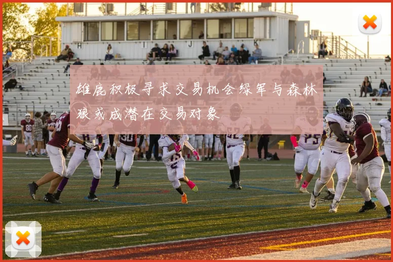 雄鹿积极寻求交易机会绿军与森林狼或成潜在交易对象
